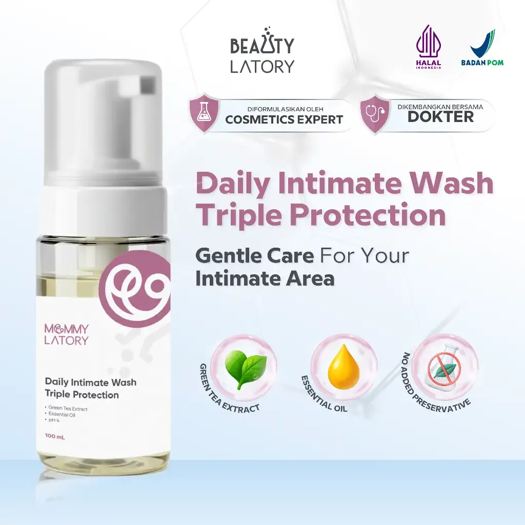 MOMMYLATORY Daily Intimate Wash Triple Protection Foam 100mL
